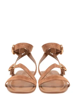 Karmin Sandals with Straps and Buckle