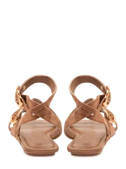 Karmin Sandals with Straps and Buckle