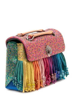 Kensington Fringe Bag with Fringes and Rhinestones