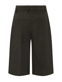 Knee Length Shorts with Front Closure