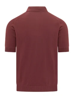 Knit Polo with Collar and Buttons