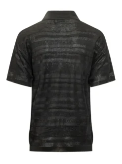 Knitted Perforated Polo