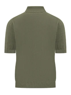 Knitted Polo Shirt with Chest Pocket