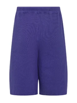 Knitted Shorts with Drawstring