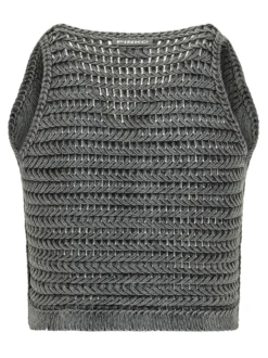 Knit Top with Buttons