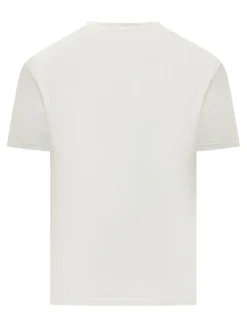 Knit T-Shirt with Embroidered Logo