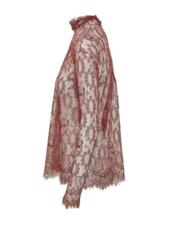 Lace High Neck Top