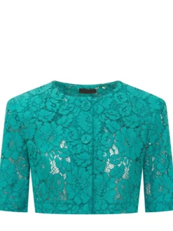 Lace Platano Spencer with Buttons