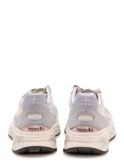 Lace Up Sneakers with Mesh Panels