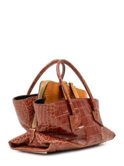 La Passeggiata Mini Bag with Crocodile Pattern