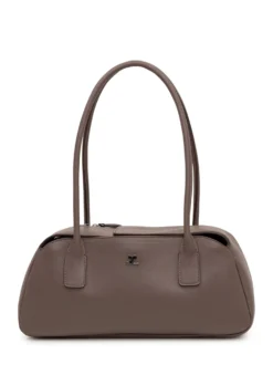 Leather Handbag with Double Handle