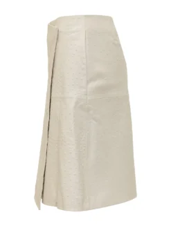 Leather Wrap Skirt