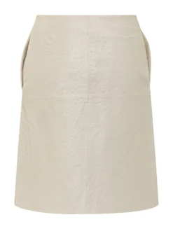 Leather Wrap Skirt