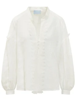 Lena Shirt with Lace Insert