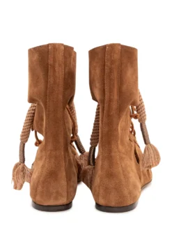 Liade Lace Up Boot with Tassels