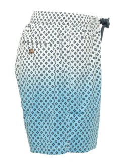 Lighting Swim Shorts con Motivo Geometrico