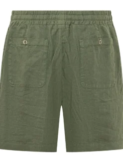 Lightweight Drawstring Bermuda Shorts