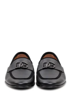 Loafers with Front Metal Bit