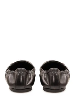 Loafers with Gathered Heel