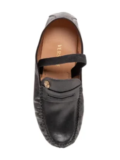 Loafers with Visible Stitching