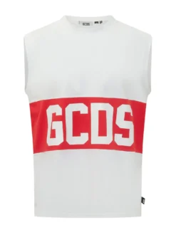 Logo Sleeveless Tee with Front Print