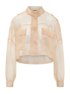 Longan Organza Caban Jacket