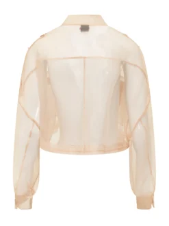 Longan Organza Caban Jacket