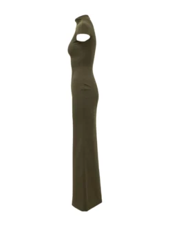 Long Dress With High Neck