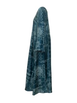 Long Dress with Ornamental Print