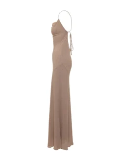 Long Dress with Thin Straps