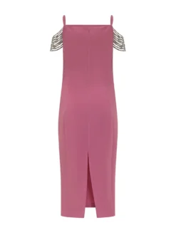 Long Dress with V Neckline