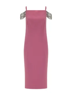 Long Dress with V Neckline
