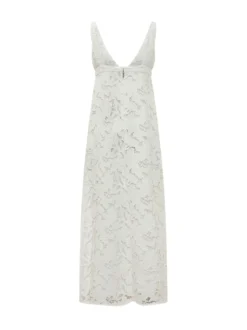 Long Lace Dress with Straps