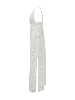 Long Lace Dress with Straps