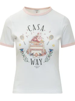 Longline T-shirt with Graphic Print