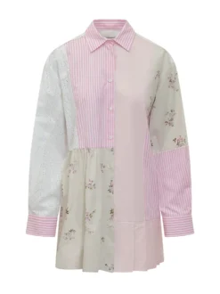 Long Patchwork Shirt