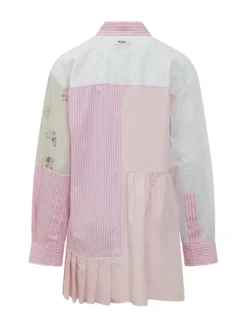 Long Patchwork Shirt
