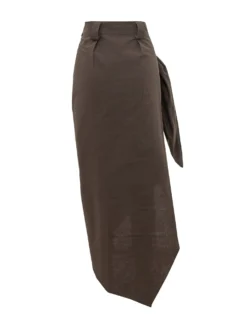 Long Sarong Skirt with Pattern