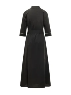 Long Shirt Dress with Belt