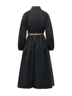 Long Shirt Dress with Belt