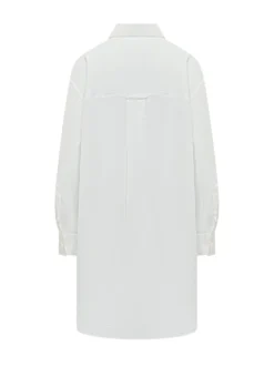 Long Shirt Dress with Pocket