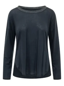 Long Sleeve Crew Neck Blouse
