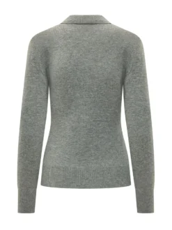 Long Sleeve Knit Polo