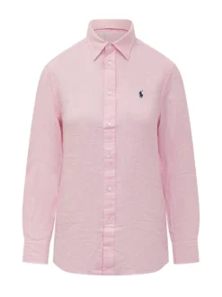 Long-Sleeve Linen Shirt