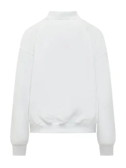Long Sleeve Polo Sweatshirt