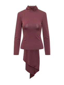 Long Sleeve Scarf Top