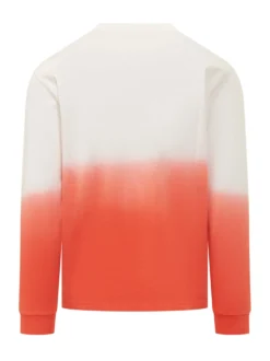Long Sleeve Top with Anchor Dip Dye Print