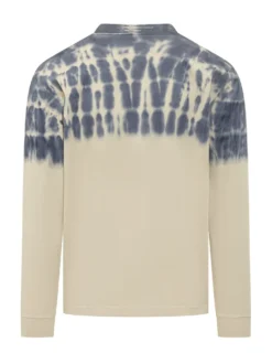 Long Sleeve Top with Anchor Ribbon Print