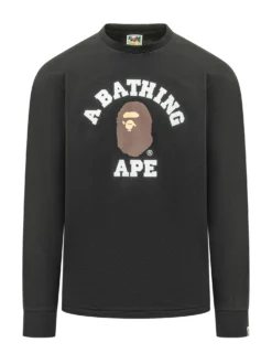 Long Sleeve Top with Front Graphic Print