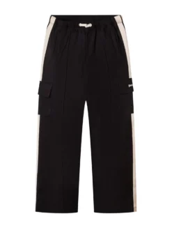Loose Cargo Pants with Side Stripes